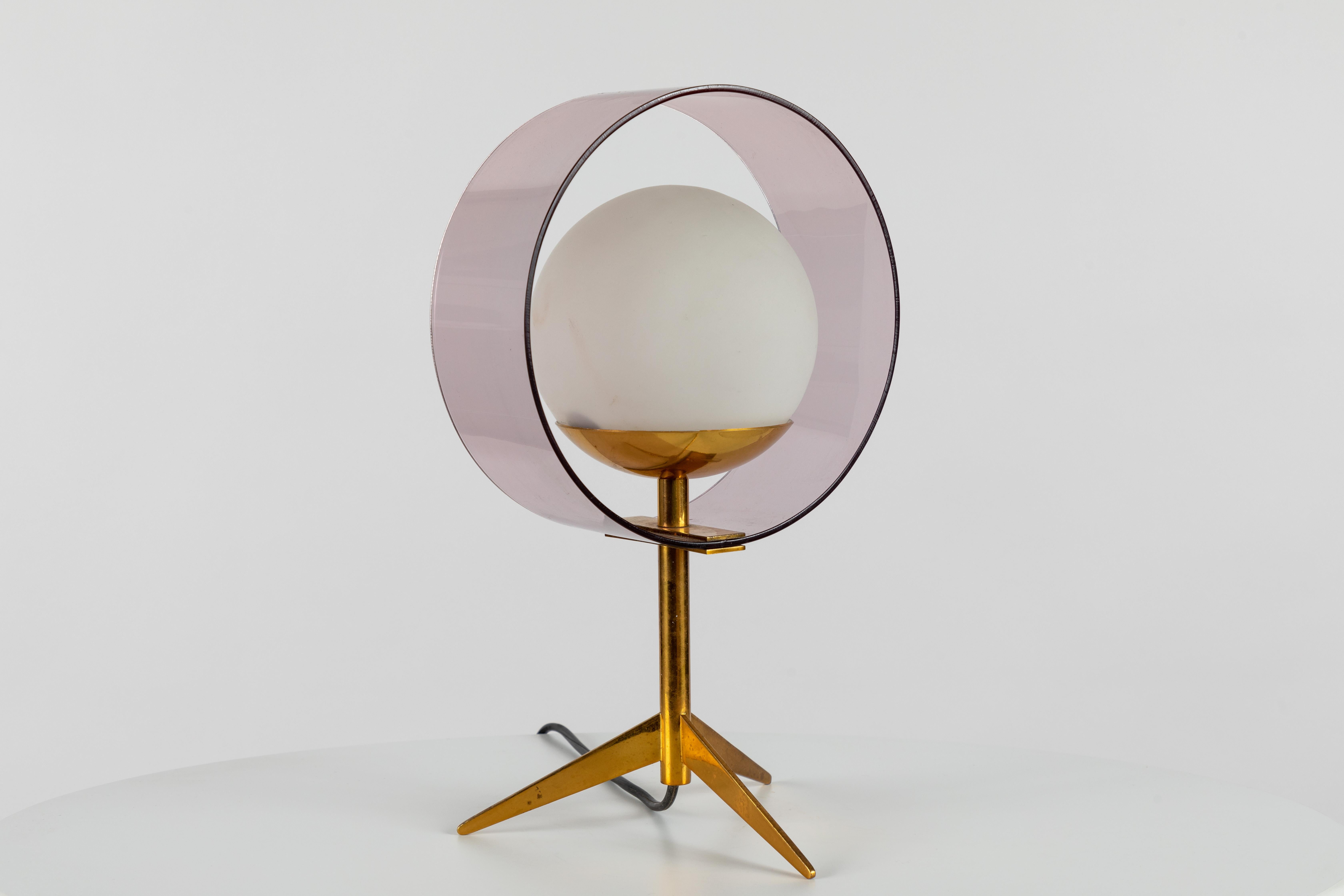 Mid-20th Century 1950s Stilux Milano 'Saturno' Table Lamp