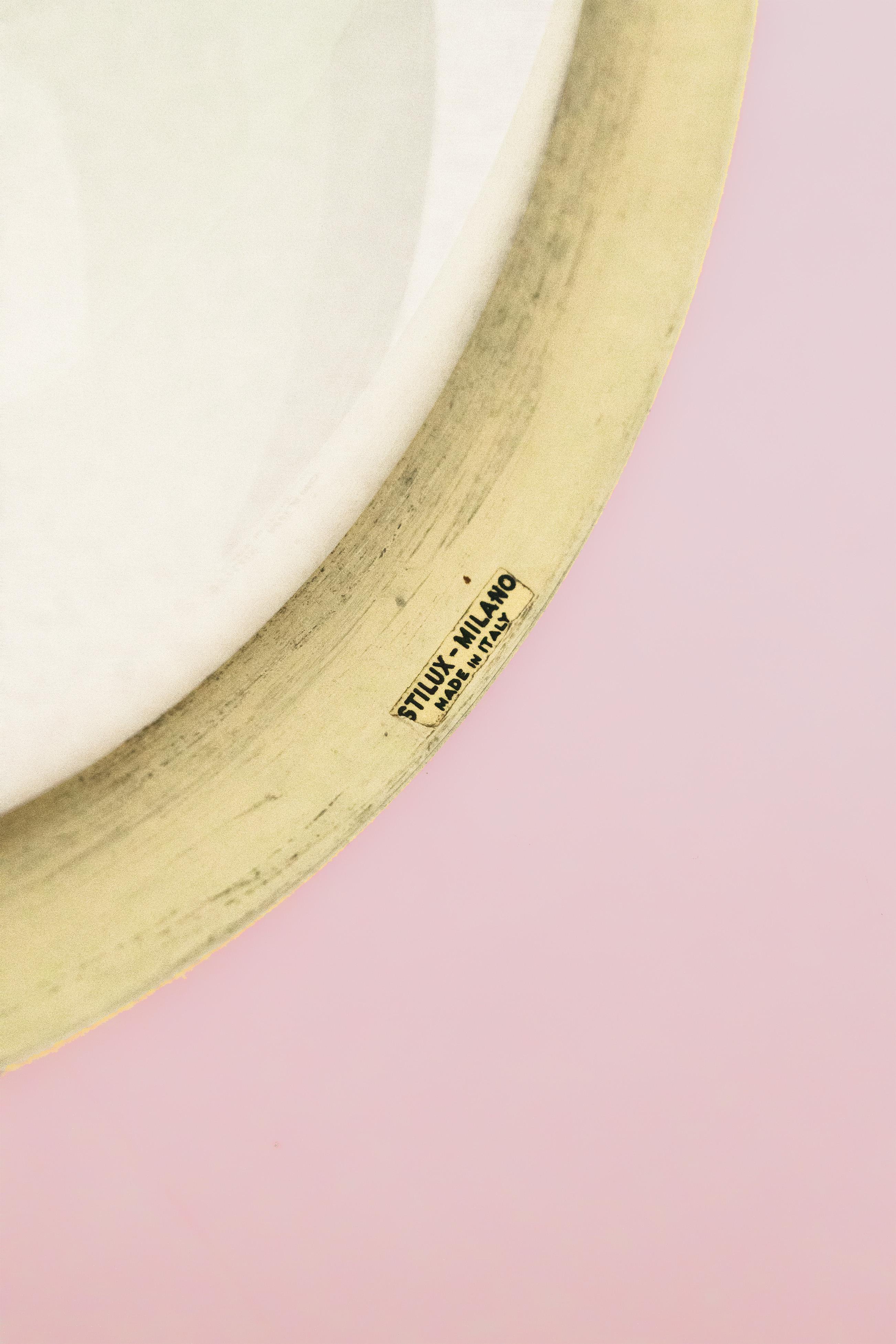 1950s Stilux Orleans Lámpara de mesa italiana Mármol Púrpura Rosa Plexiglás en venta 2