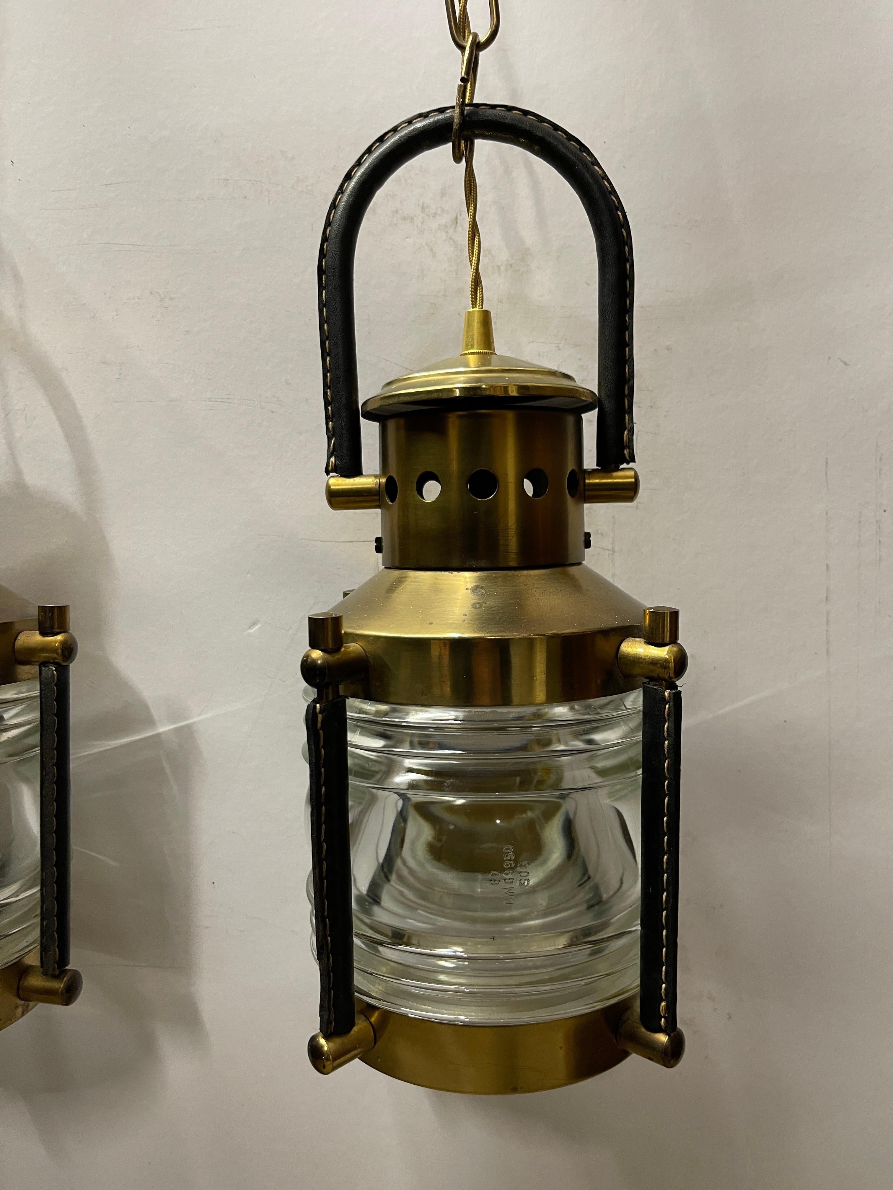 Lanterne in pelle 