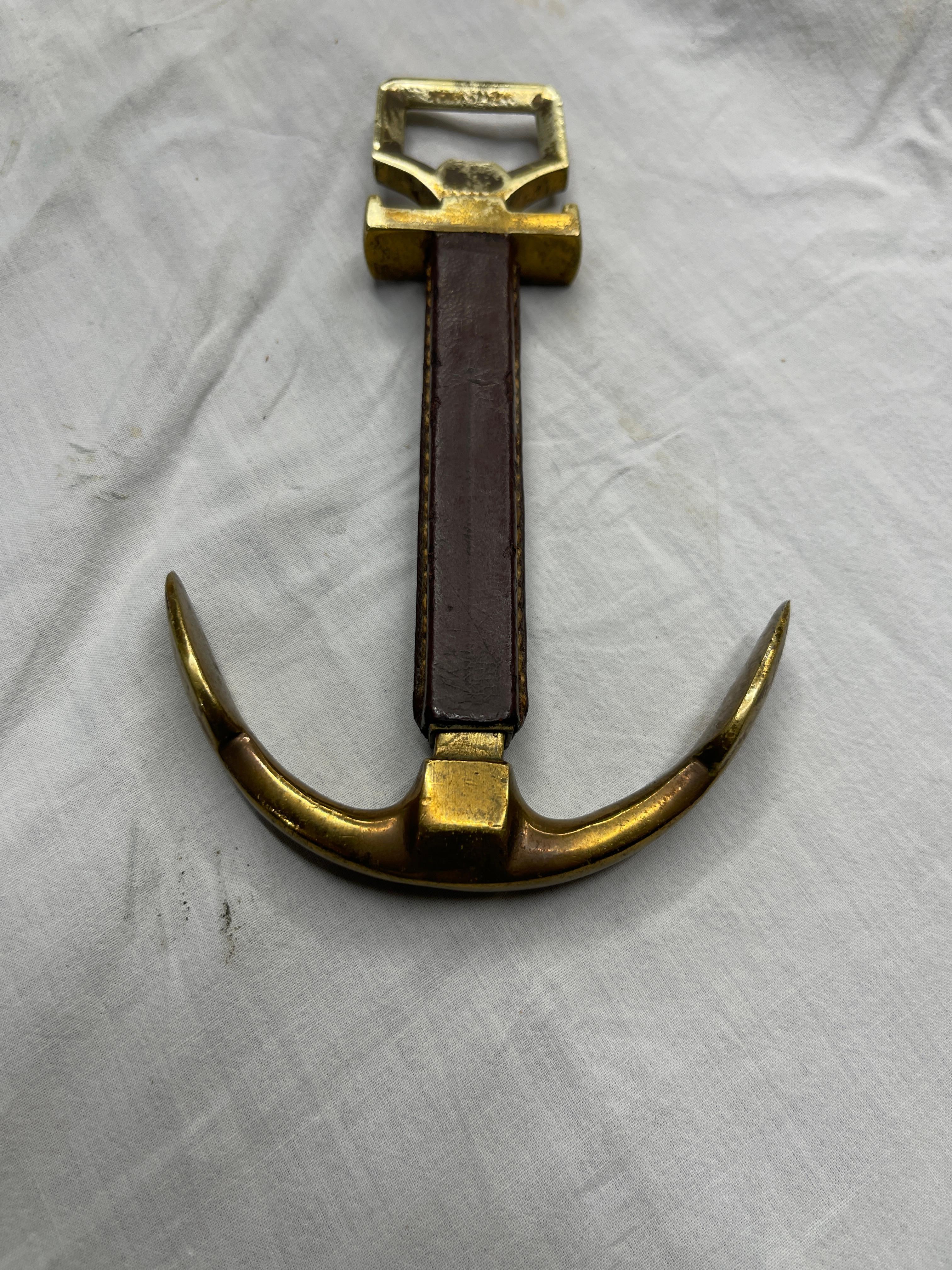 1950er Jahre Stitched Leder Korken Crew und Flaschenöffner von Hermès (Französisch) im Angebot