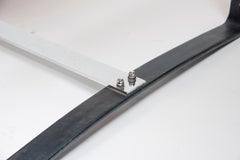 1950's Stitched Leather Desk by Jacques Adnet