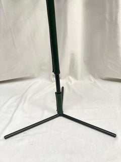 1950's Stitched leather side table by Jacques Adnet