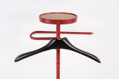 1950's Stitched Leather Valet by Jacques Adnet