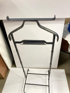 1950's Stitched Leather valet by Jacques Adnet