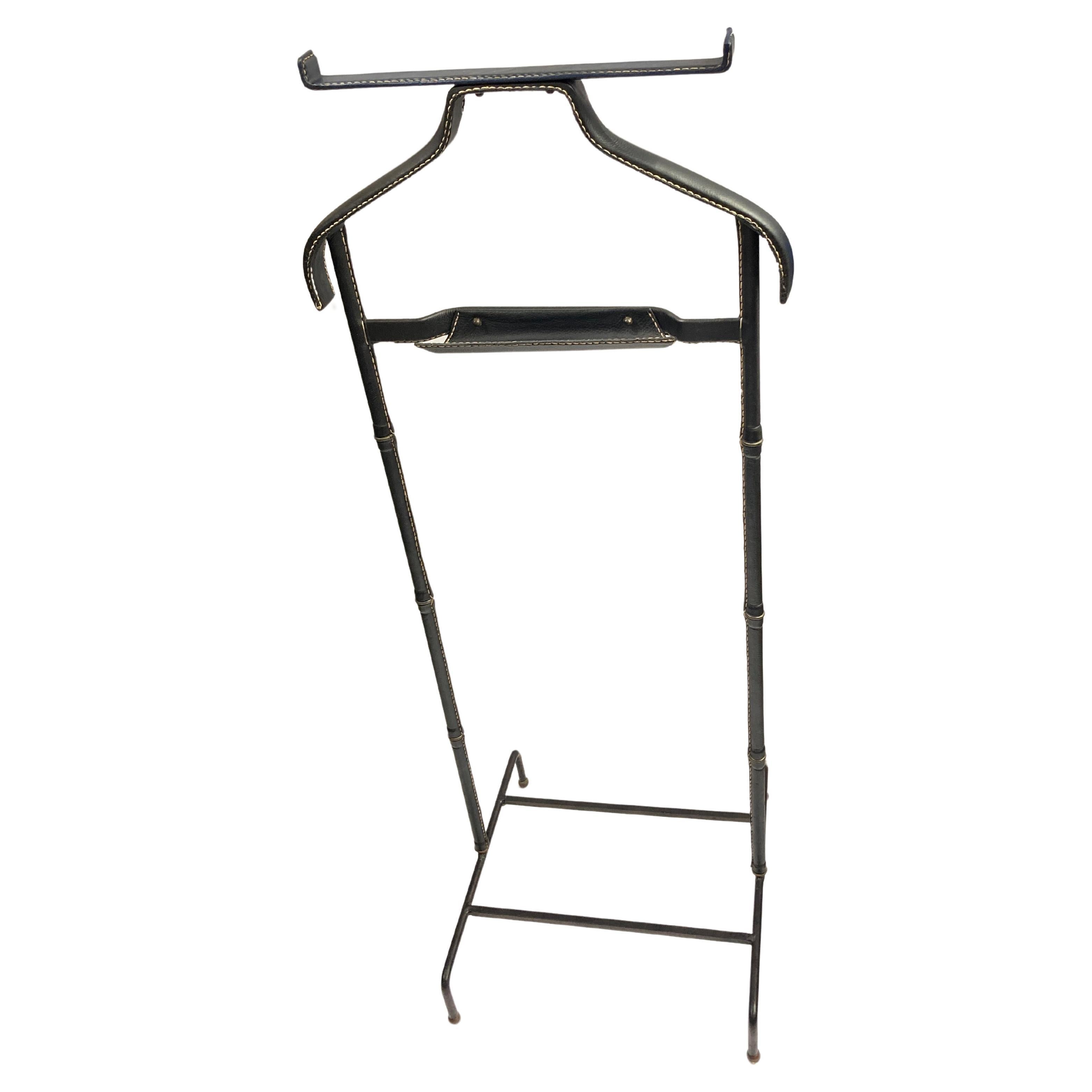 Valigetta in pelle Stitch by Stitch di Jacques Adnet degli anni '50