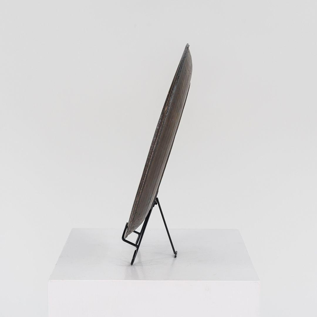 Plat en grès des années 1950 par Nancy Wickham Boyd Studio en vente 1