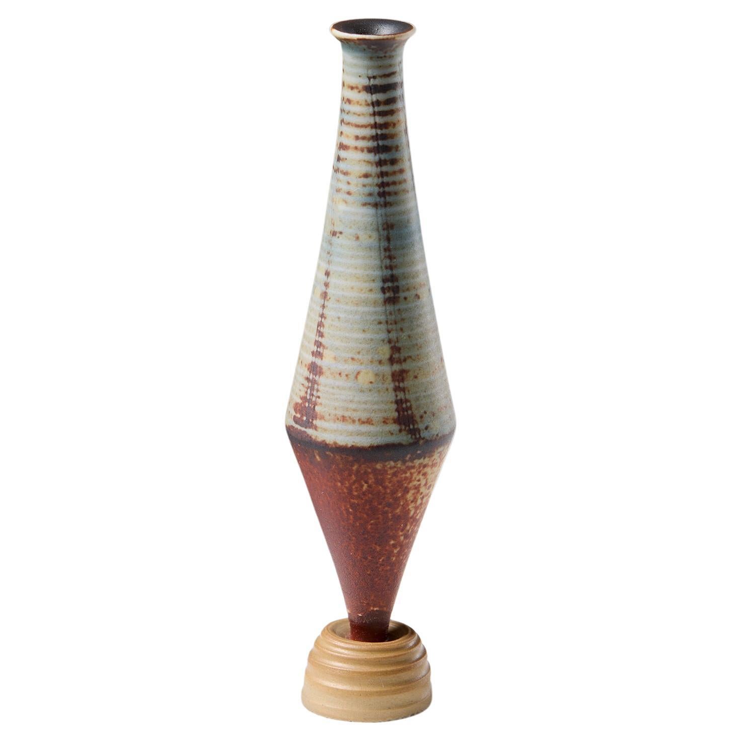 Vase aus Steingut 'Spirea' von Wilhelm Kåge Gustavsbergs Studio, 1950er Jahre im Angebot