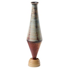 Vase aus Steingut 'Spirea' von Wilhelm Kåge Gustavsbergs Studio, 1950er Jahre