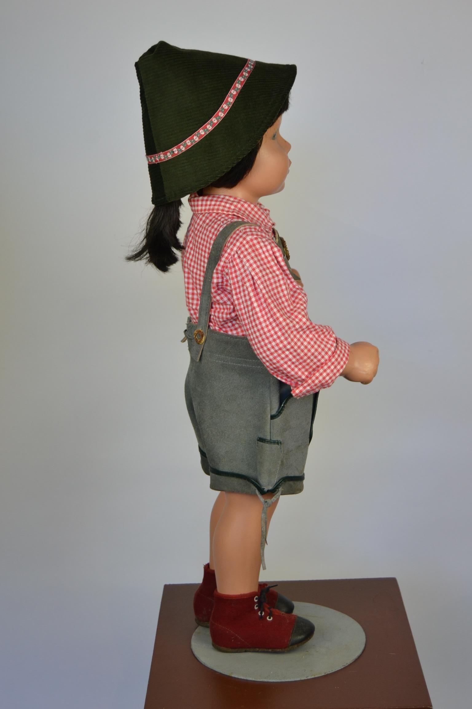 1950s Store Display Mannequin Child, Tyrol Clothing, Kathe Kruse Style 2