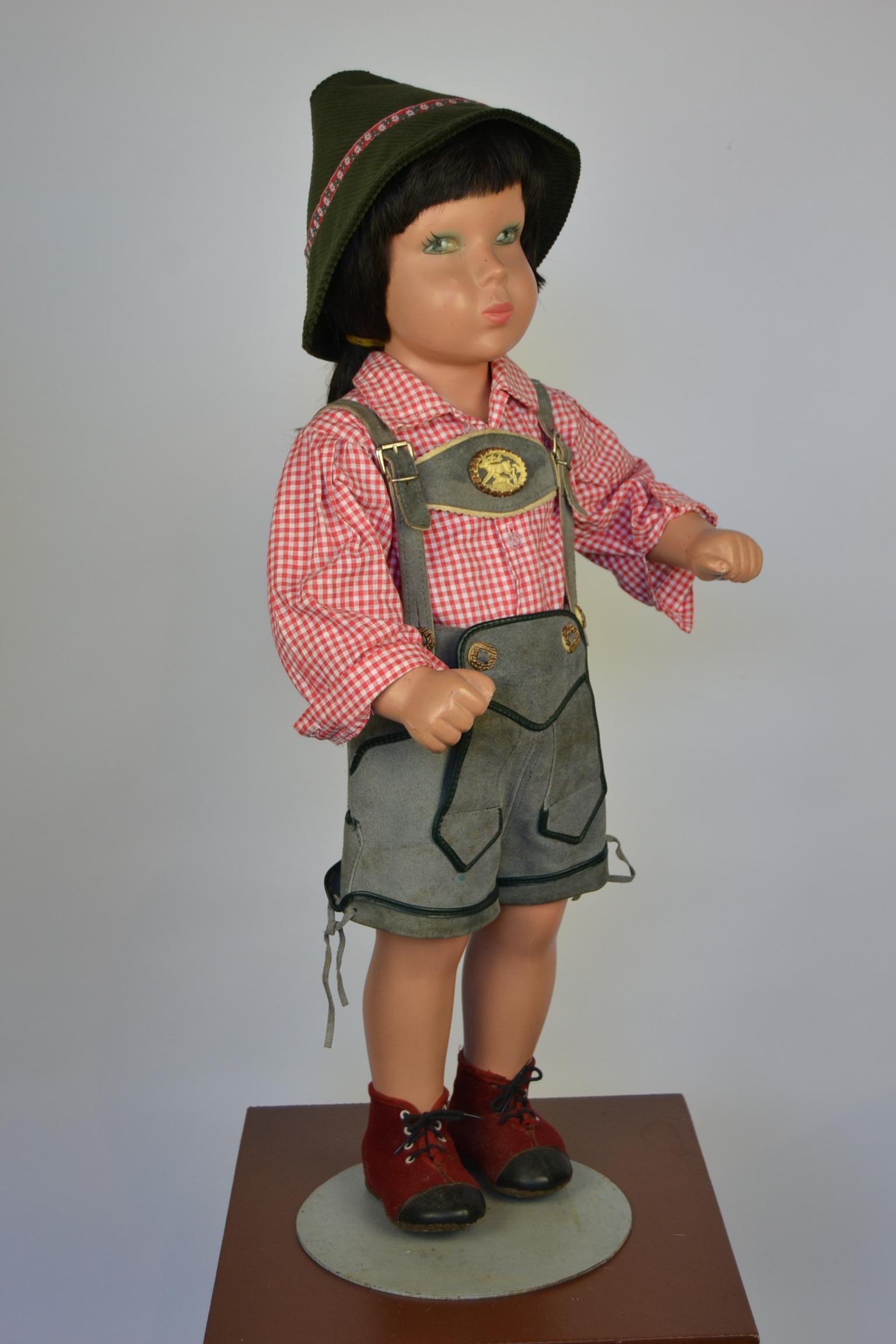 1950s Store Display Mannequin Child, Tyrol Clothing, Kathe Kruse Style 3