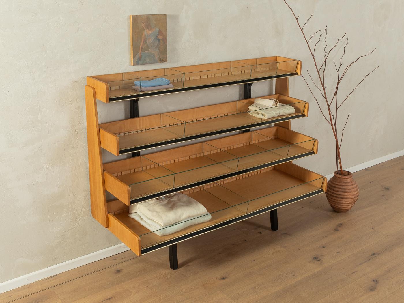 Mid-Century Modern 1950s Store Shelf For Sale