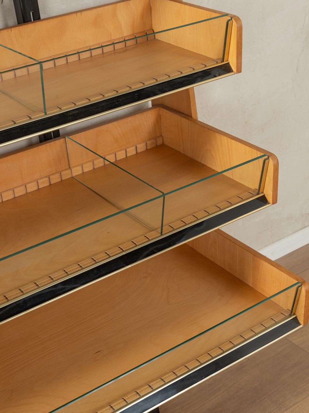 Metal 1950s Store Shelf For Sale