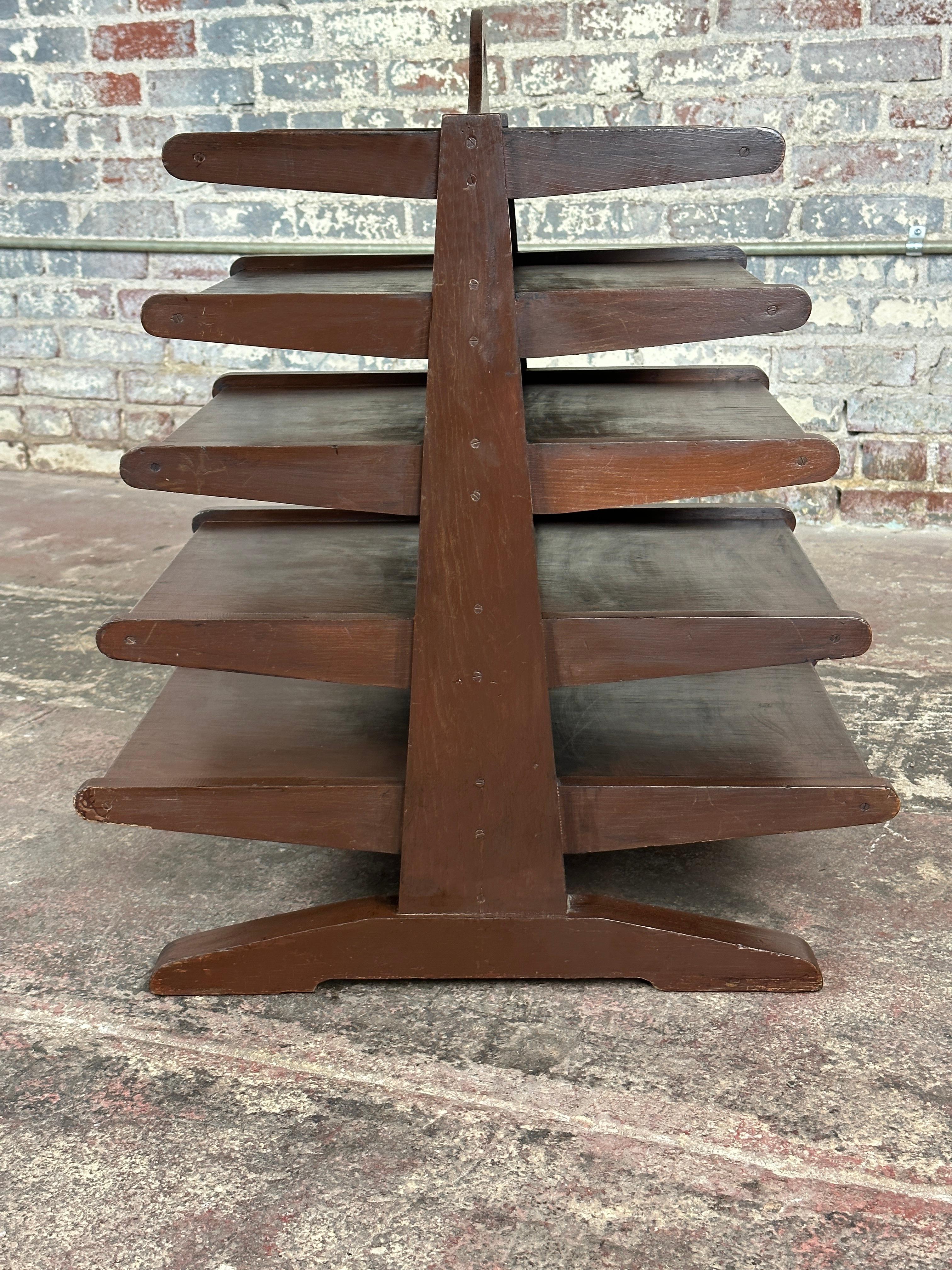 Mid-Century Modern 1950’s Studio Craft Magazine Tree in the Style of Edward Wormley for Dunbar For Sale