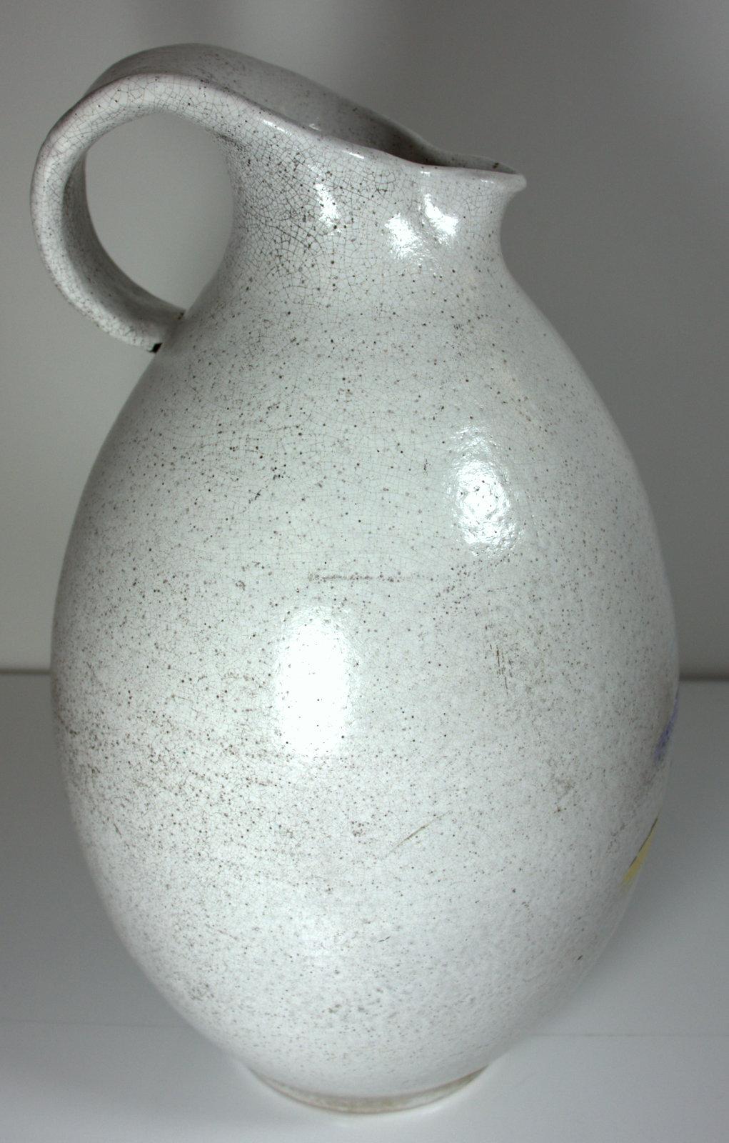 German  1950s Studio Keramik floor Vase series GARDA Atelier Huber Roethe Landshut   For Sale