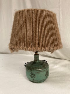 1950's Studio pottery ceramic lamp by Jacques Blin