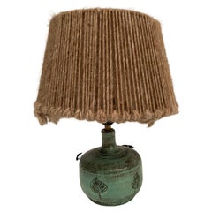 1950's Studio pottery ceramic lamp by Jacques Blin