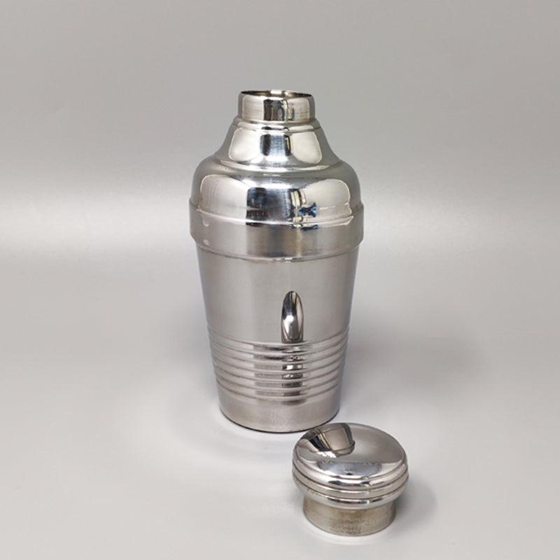 Mid-Century Modern 1950s Stunning Cocktail Shaker in Stainless Steel, Made in Italy For Sale