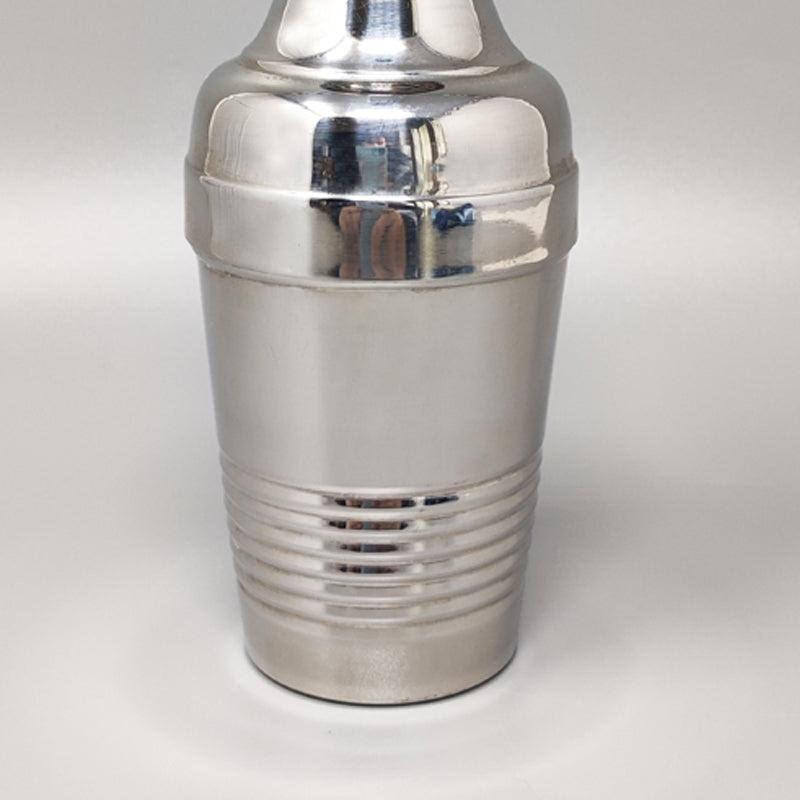 Mid-20th Century 1950s Stunning Cocktail Shaker in Stainless Steel, Made in Italy For Sale