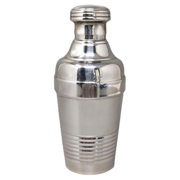 1950s Stunning Cocktail Shaker in Stainless Steel, Made in Italy