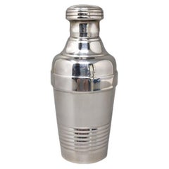 Retro 1950s Stunning Cocktail Shaker in Stainless Steel, Made in Italy