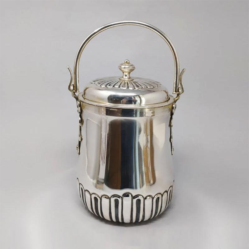1950s Elegant and gorgeous mid-century ice bucket by Aldo Tura for Macabo. Made in Italy.
Dimension:
diameter 5,11 x 7,87 height inches
diameter 13 x cm 20.