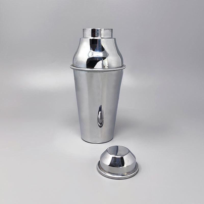 Mid-Century Modern 1950s Stunning MEPRA Cocktail Shaker in Stainless Steel, Made in Italy For Sale