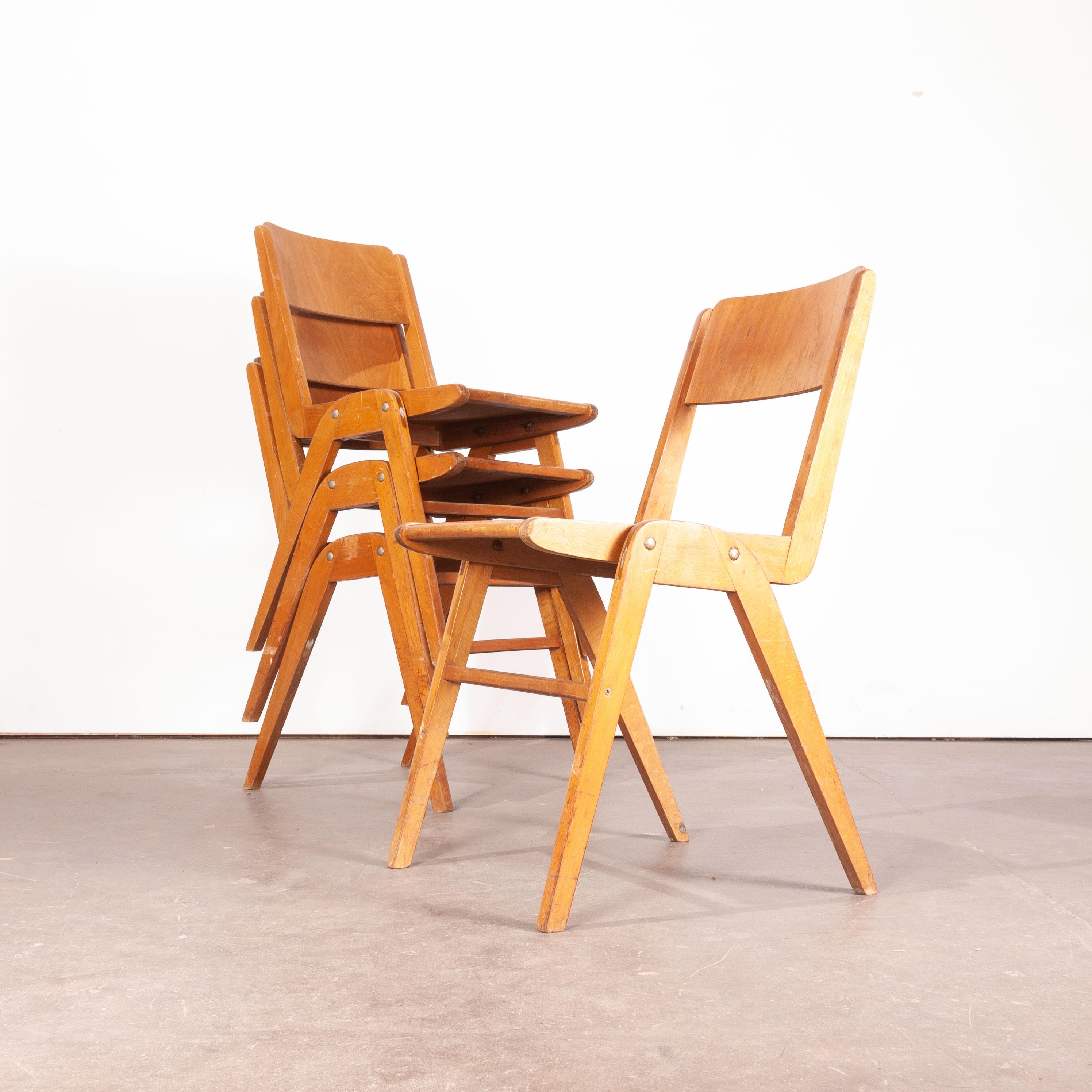 1950s Stunning Vintage Casala Dining Chairs, Set of Four In Good Condition In Hook, Hampshire