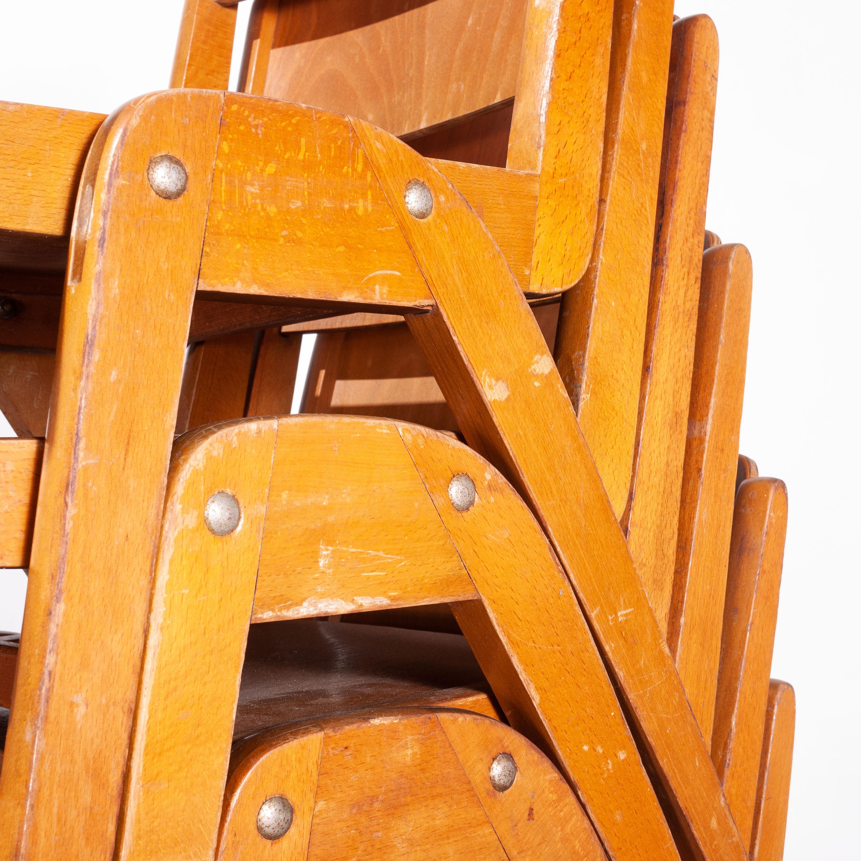 German 1950s Stunning Vintage Casala Dining Chairs, Set of Six
