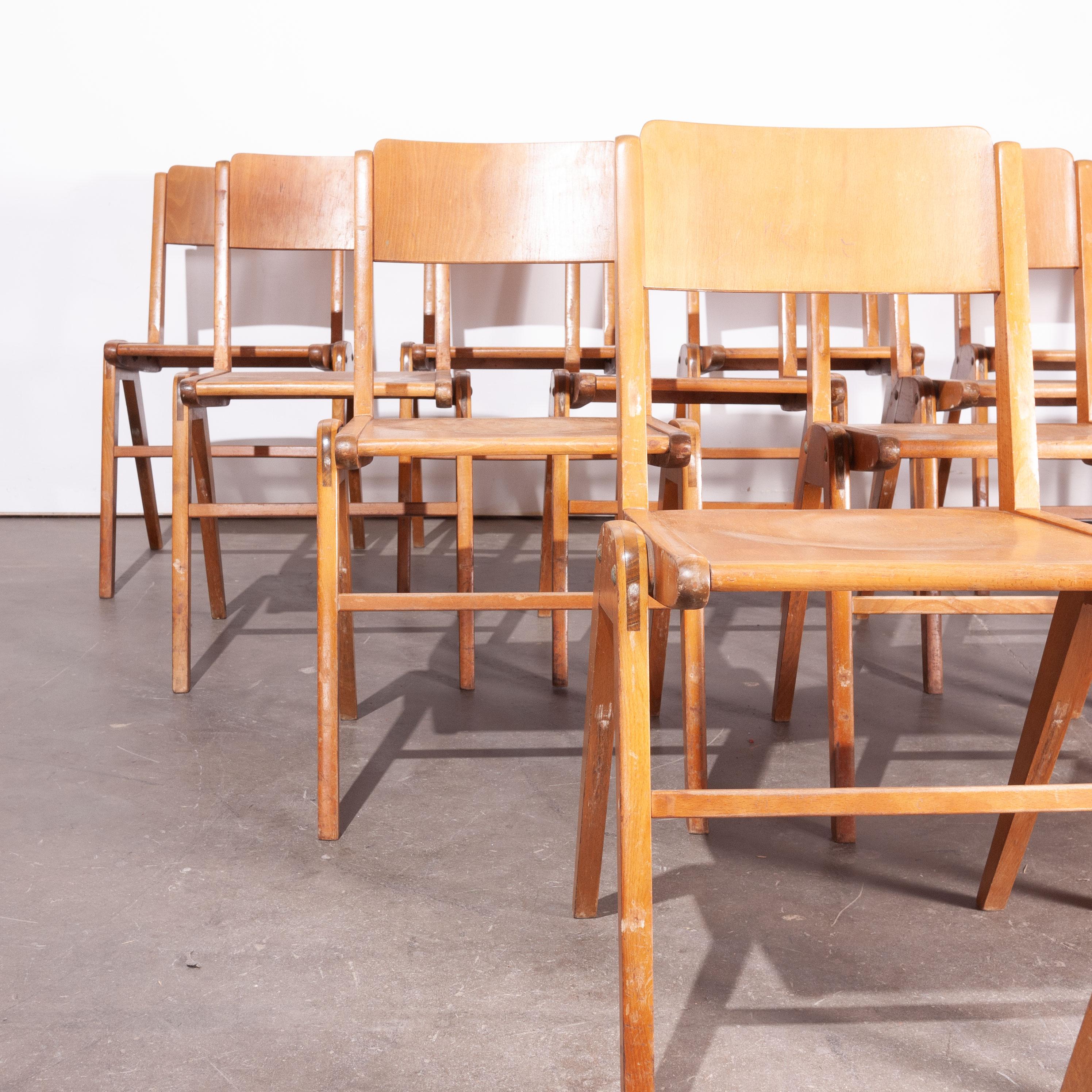 1950s Stunning Vintage Casala Dining Chairs, Set of Thirty 3