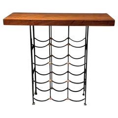 Weinbar-Tisch im Mid-Century-Modern-Stil aus Walnussholz von Arthur Umanoff, 1950er Jahre