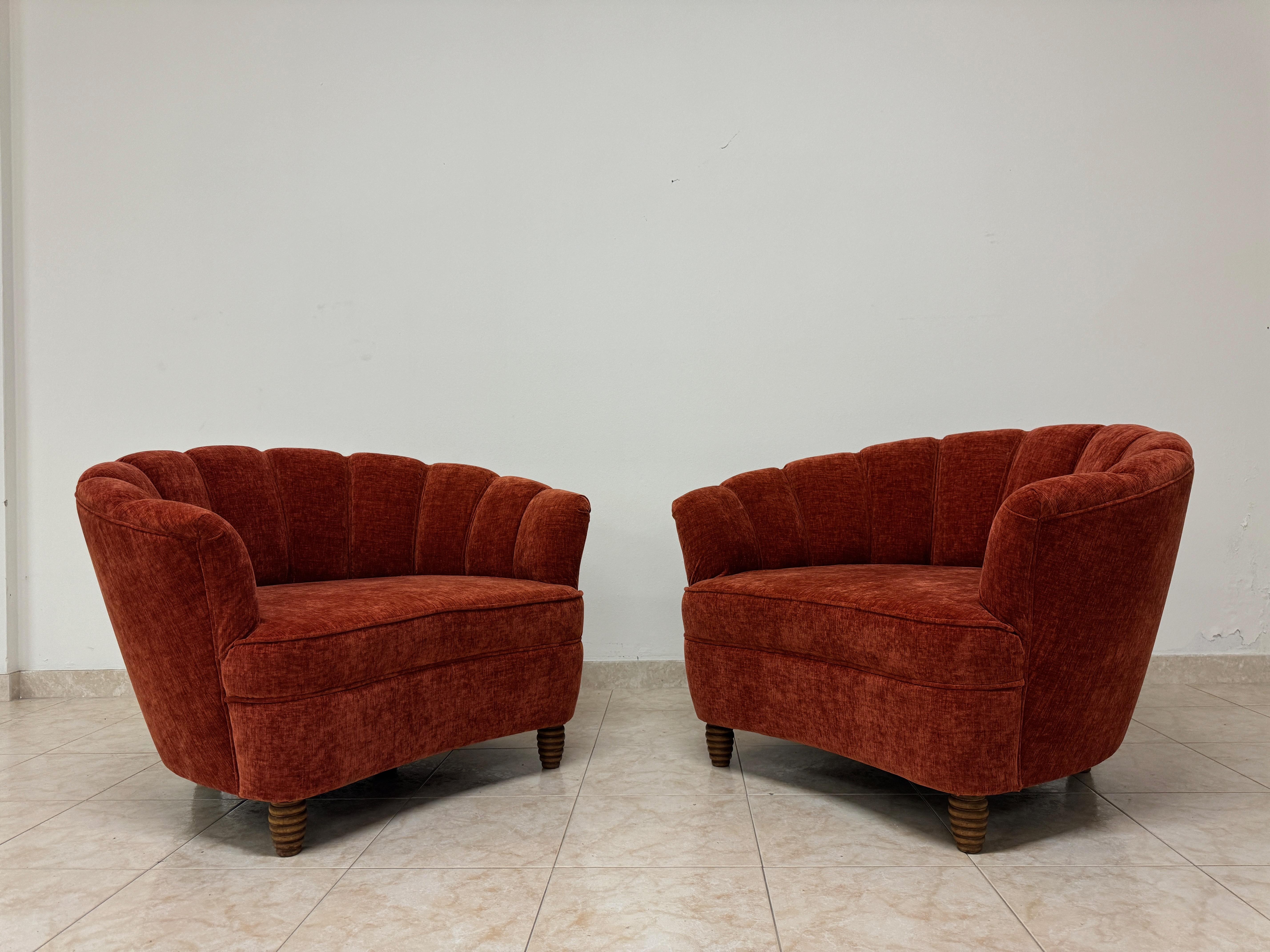 Fauteuils italiens des années 1950 Neuf - En vente à London, London