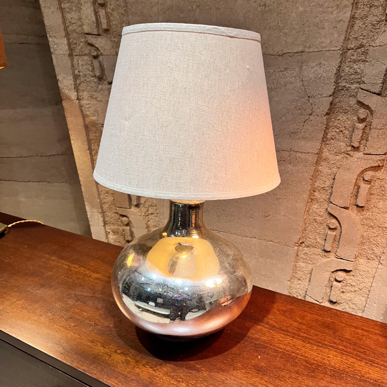 Mid-Century Modern Lampe de table en verre au mercure Luis Barragán, style années 1950, Mexique en vente