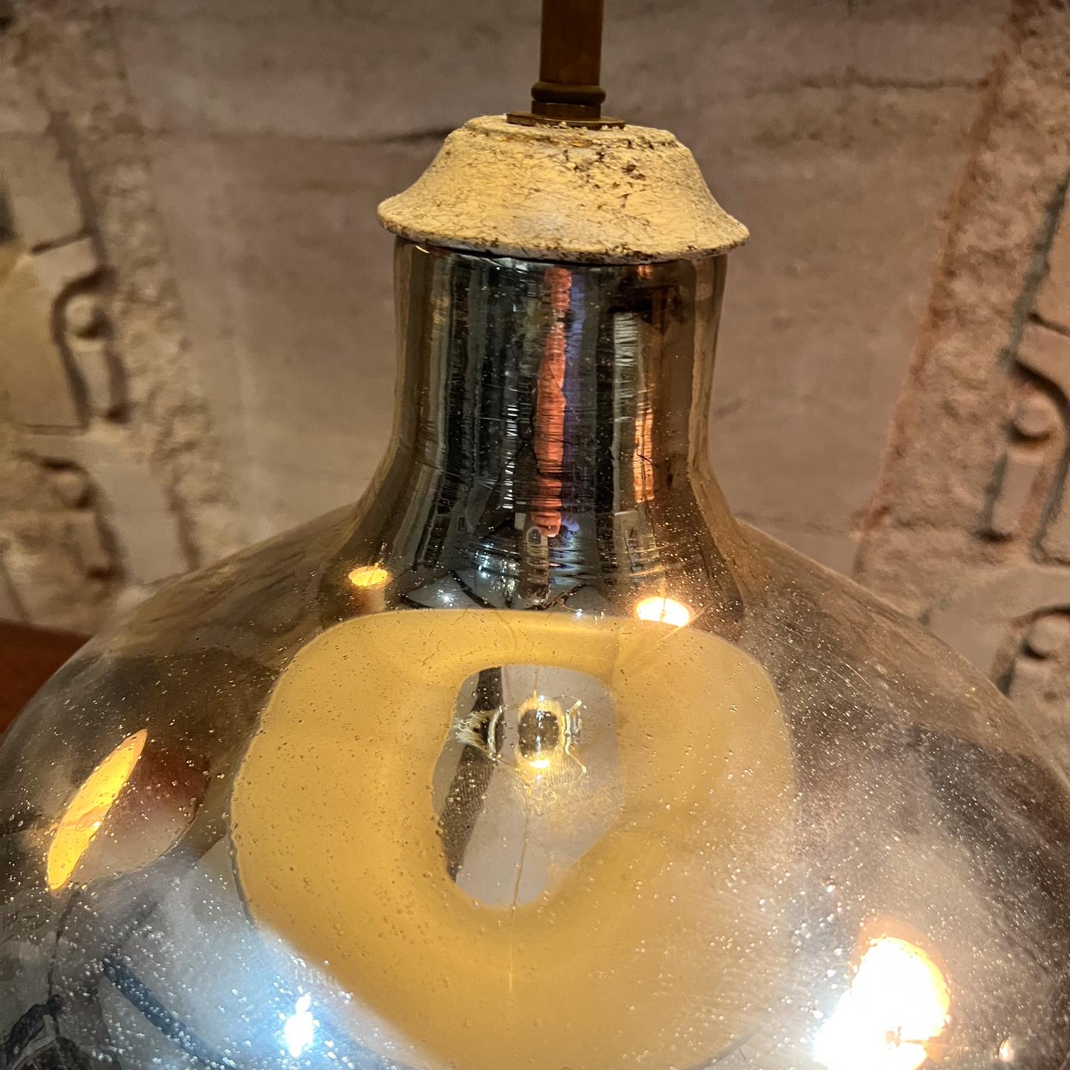 Lampe de table en verre au mercure Luis Barragán, style années 1950, Mexique Bon état - En vente à Chula Vista, CA
