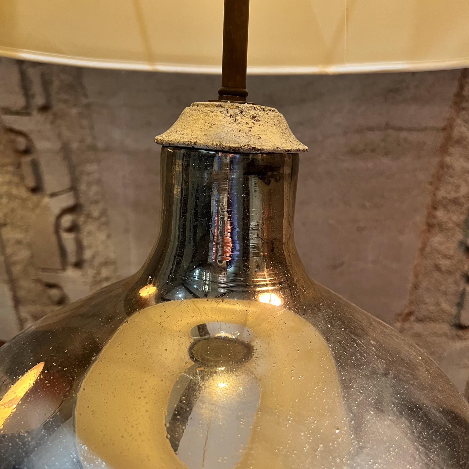 Lampe de table en verre au mercure Luis Barragán, style années 1950, Mexique en vente 2