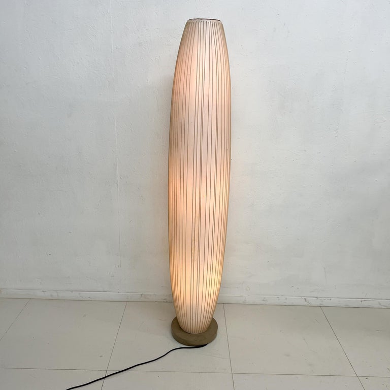 1950s Style of George Nelson Cigar Bubble Floor Lamp Vintage Modern For ...