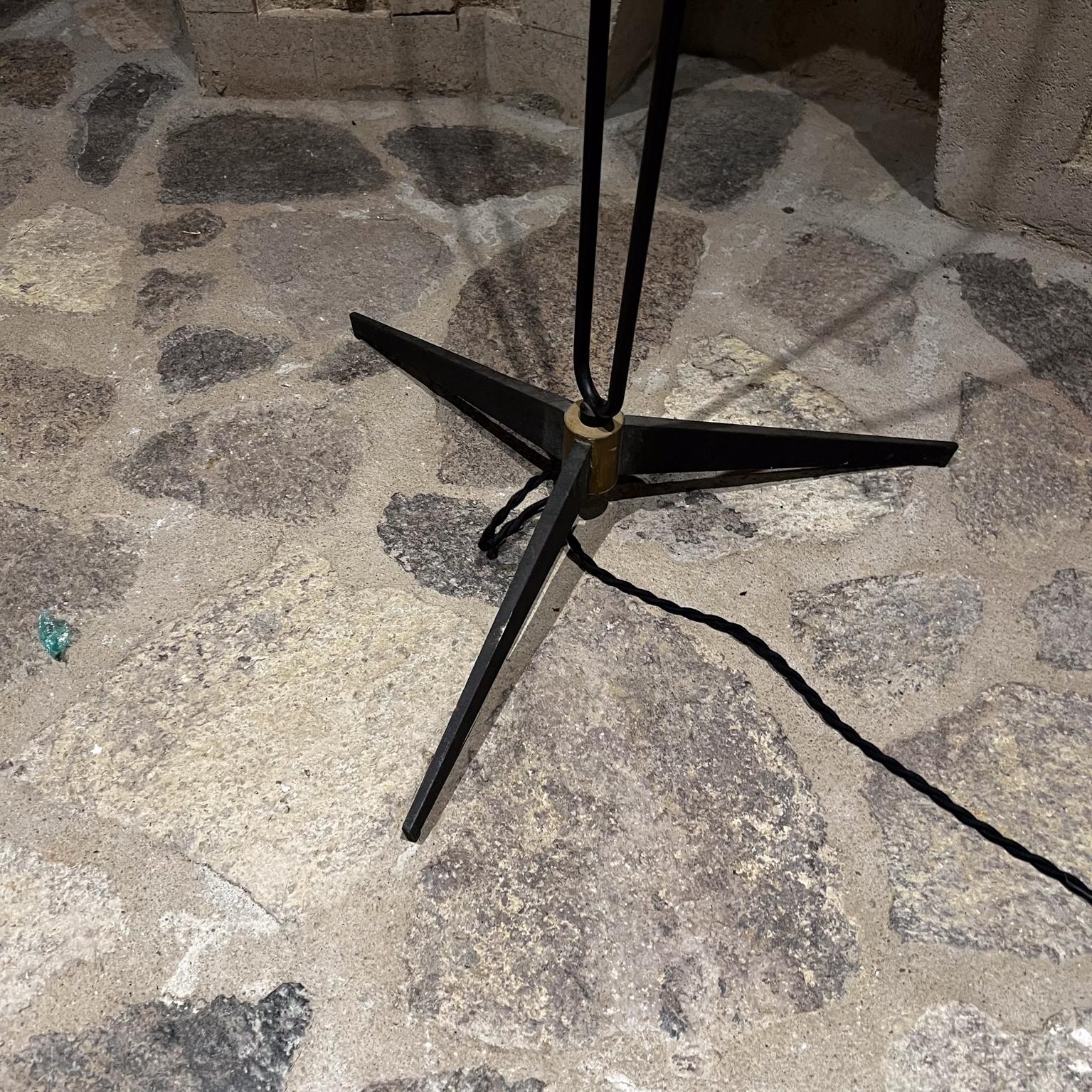  1950s French Tripod Floor Lamp style of Maison Arlus France  For Sale 2