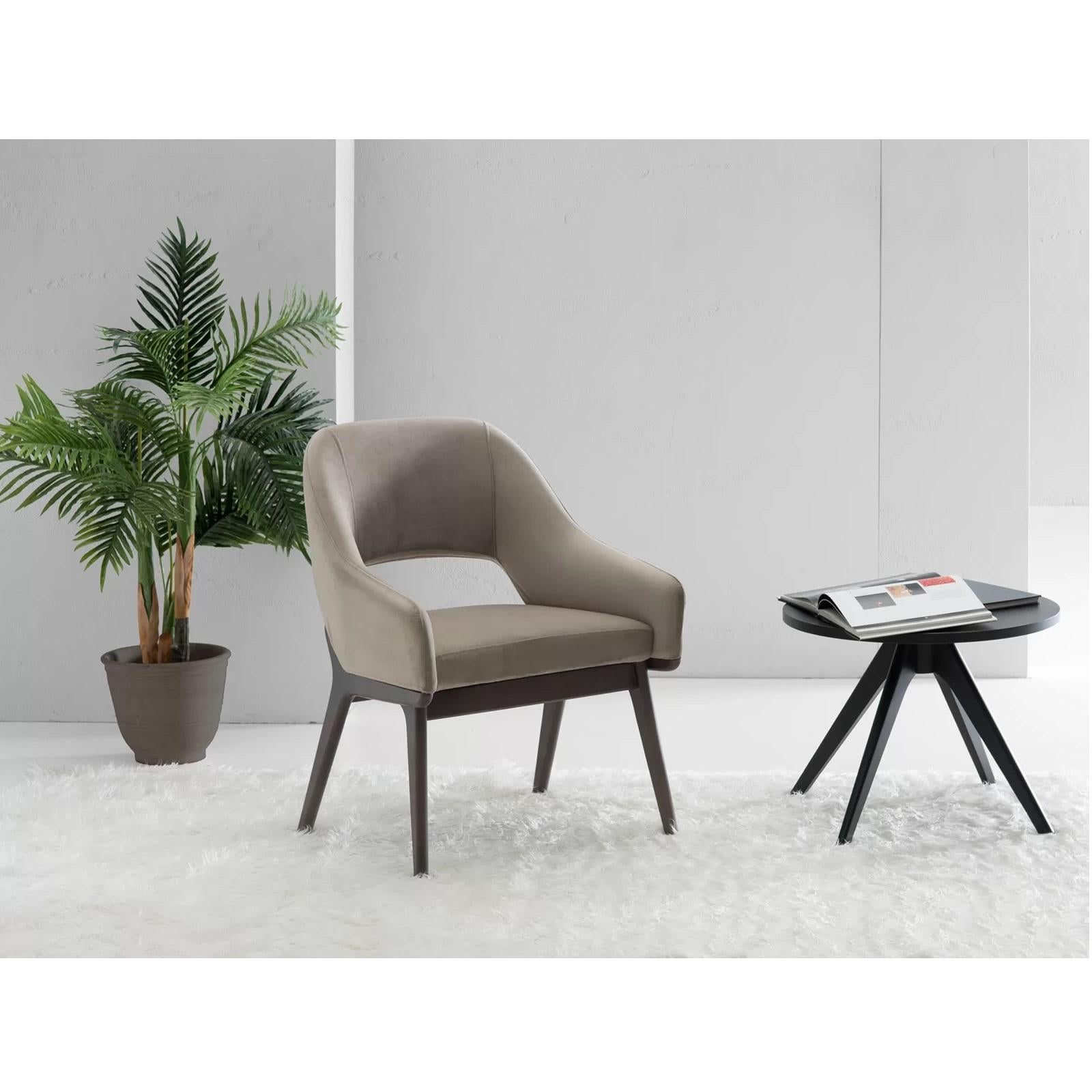 1950s Style Velvet Dining Chair with Open Back By Carlos Soriano Neuf - En vente à NEW YORK, NY