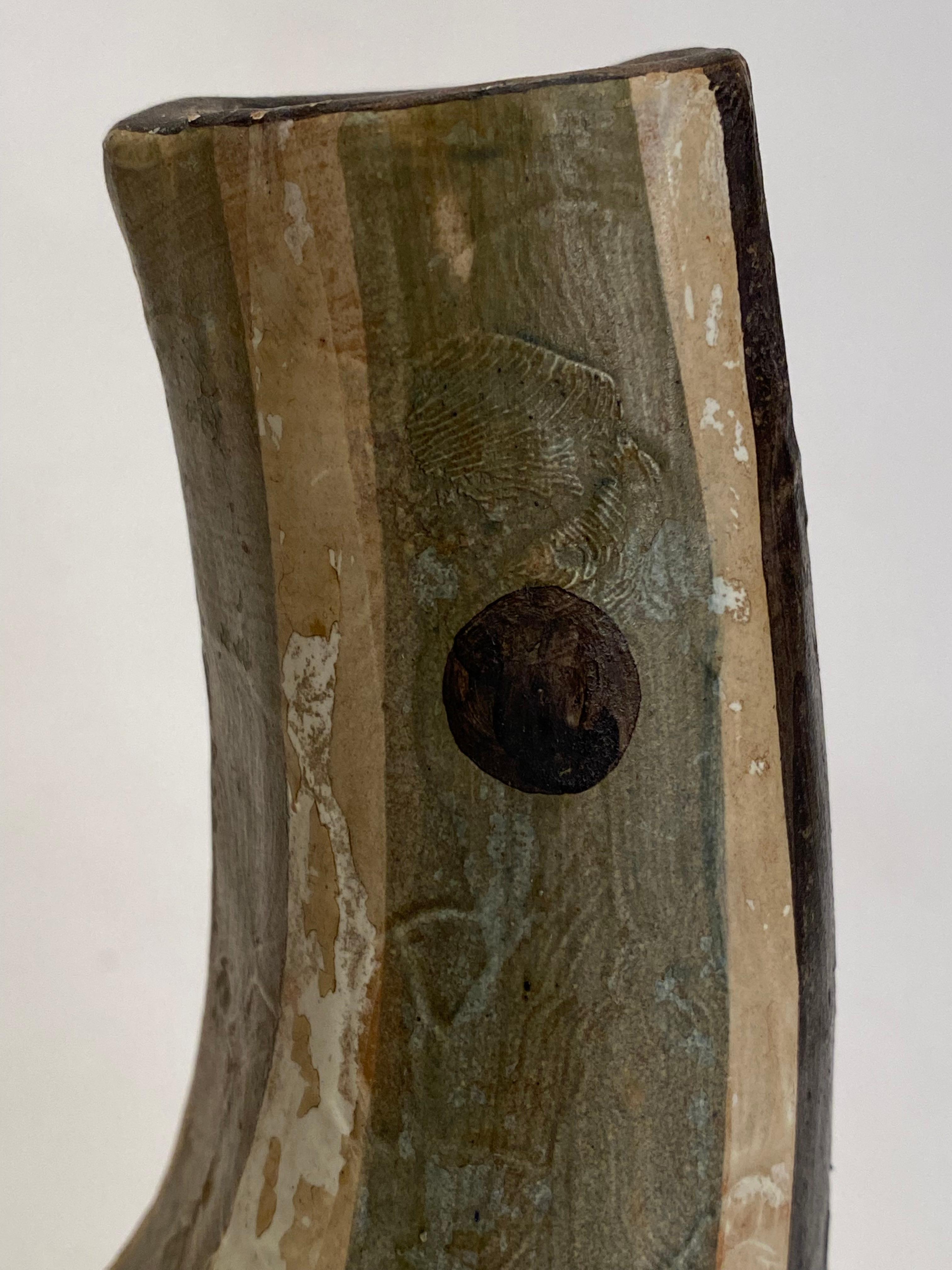 1950er Jahre Stilisierte italienische Vogelvasen aus Keramik, ein Paar 2