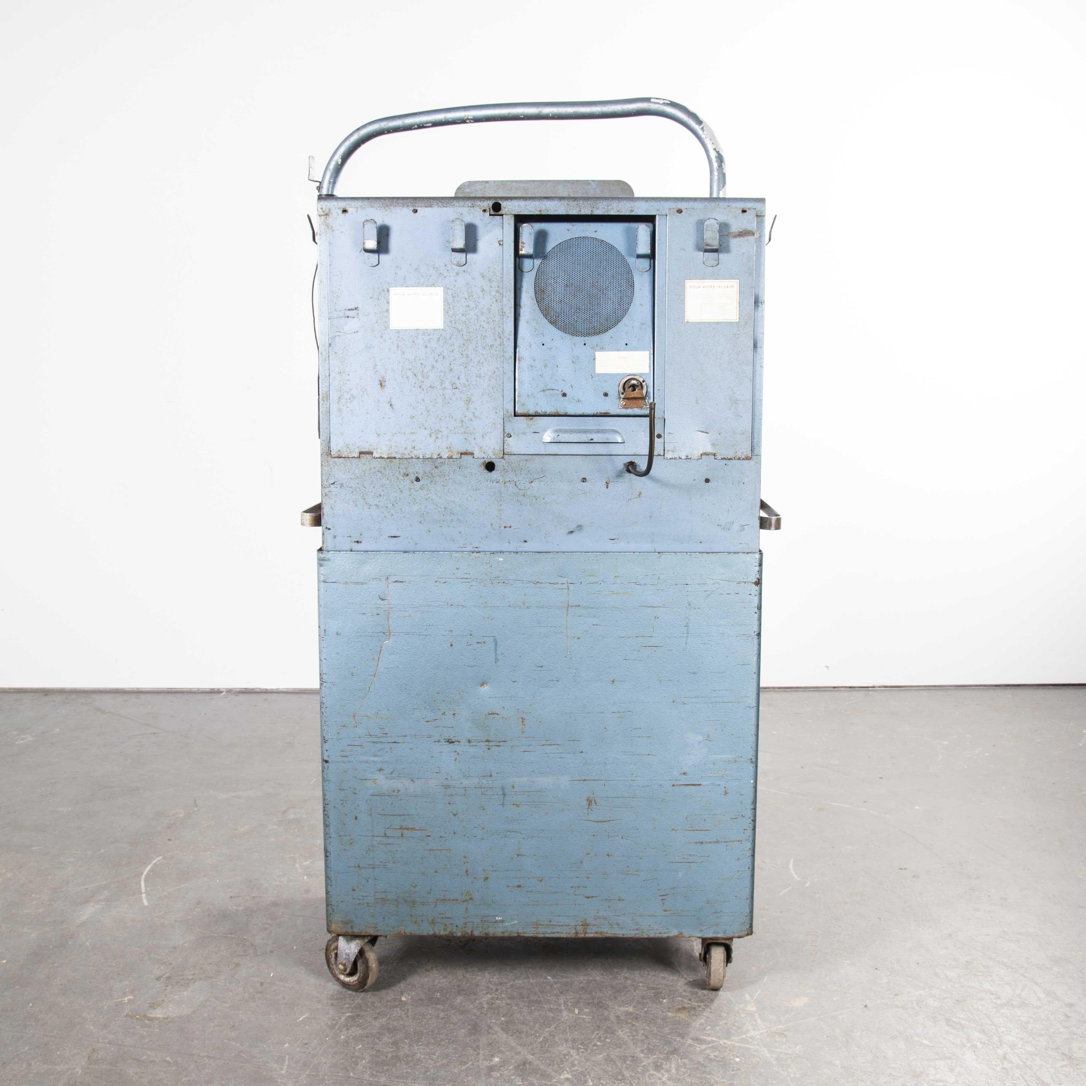 Mid-20th Century 1950s Sun Engine Diagostic Testing Machine, Machanics Cabinet