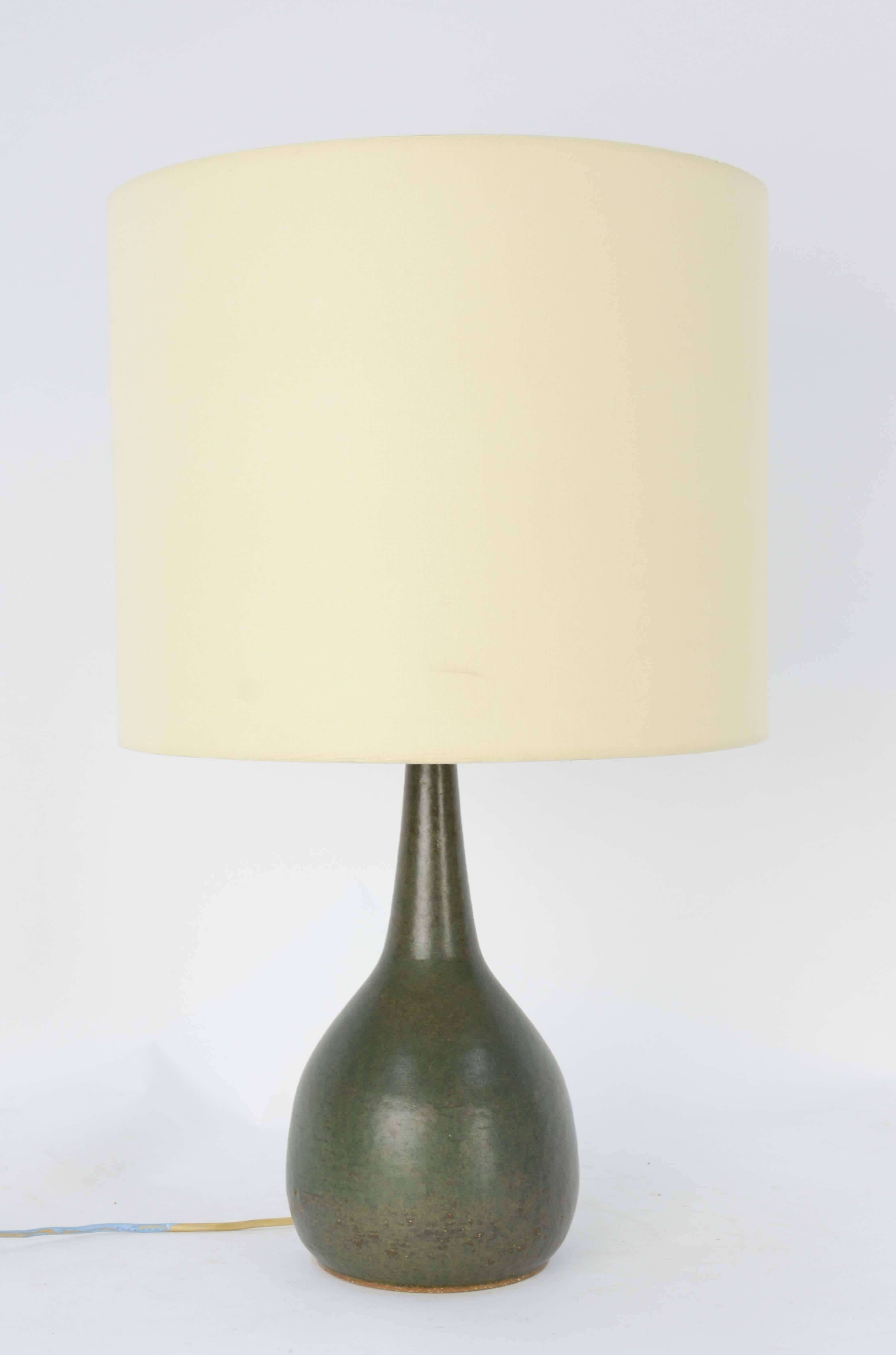 Mid-20th Century 1950s Superb Per Linnemann-Schmidt Stoneware Lamp for Palshus Stentøj, Denmark For Sale