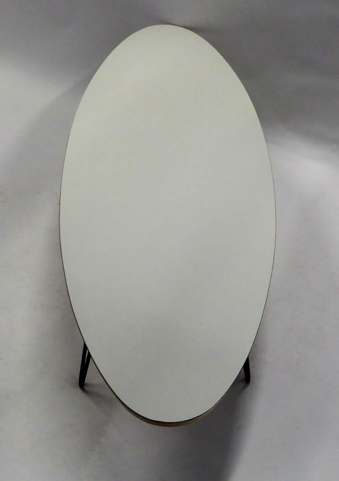Mid-Century Modern 1950s Surfboard Coffee Table on Hairpin Legs Eames Style