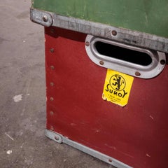 1950s Suroy Storage Boxes, Stackable Pair