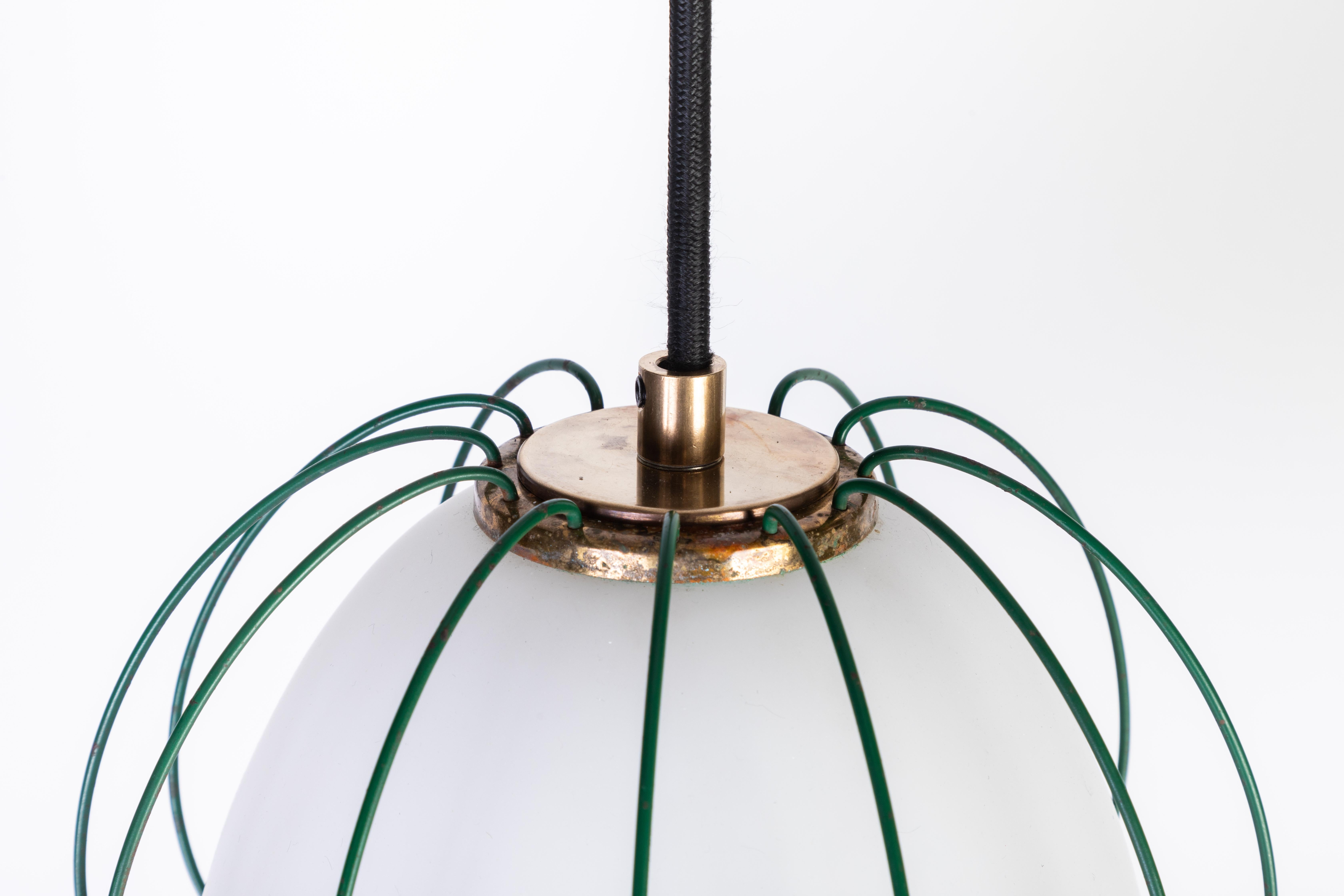 1950s Suspension Light Attributed to Angelo Lelli for Arredoluce 5