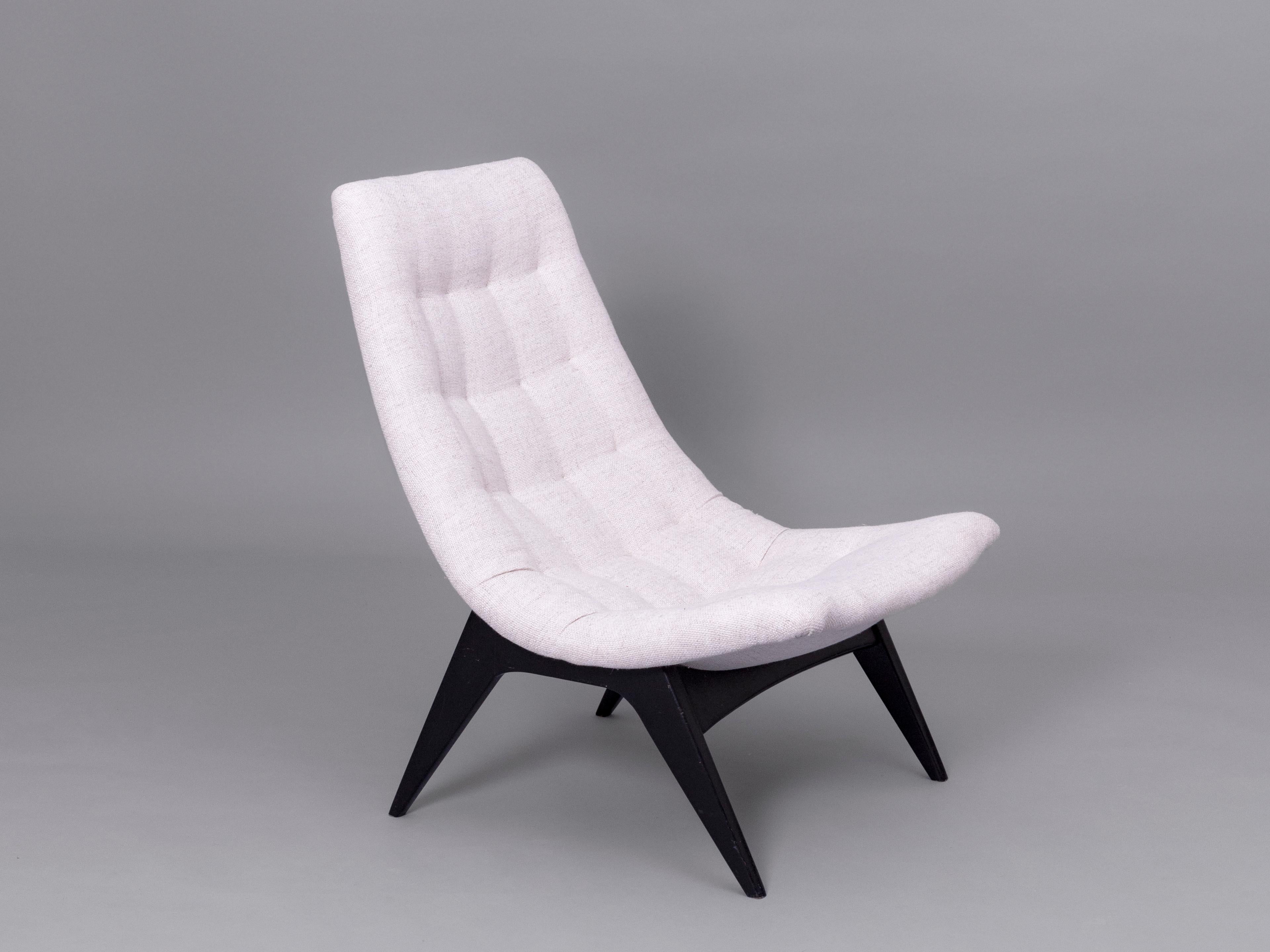 Swedish 1950s Svante Skogh upholstery ‘’775’’ lounge chair For Sale