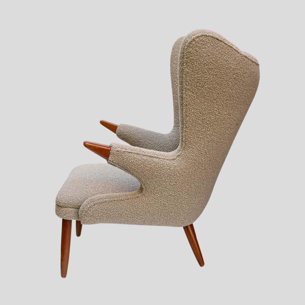Mid-Century Modern 1950s Svend skipper designed wing armchair mid century scandinavia For Sale
