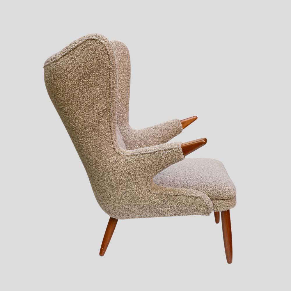 1950s Svend skipper designed wing armchair mid century scandinavia In Good Condition For Sale In London, GB