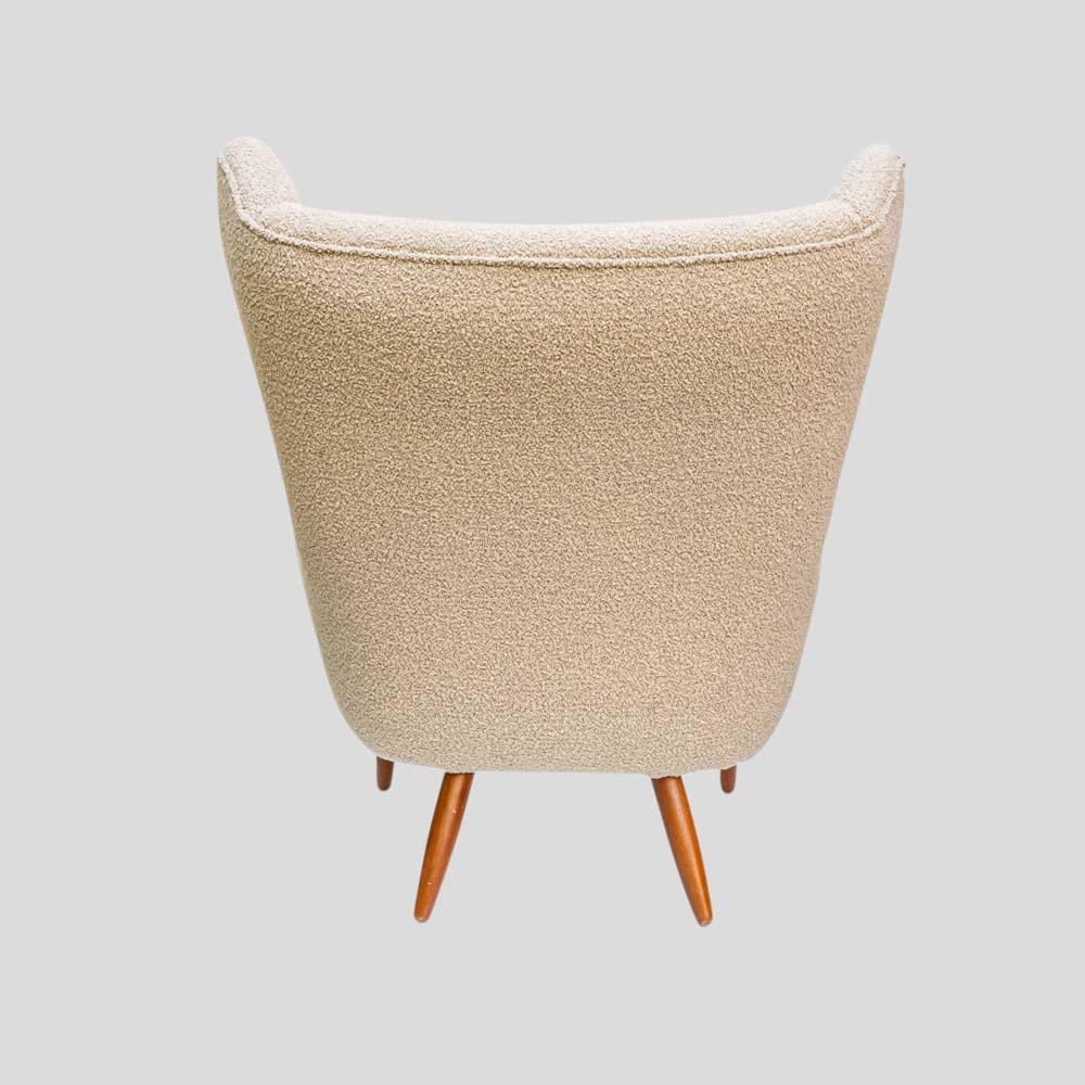 Mid-20th Century 1950s Svend skipper designed wing armchair mid century scandinavia For Sale