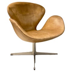 Chaise en forme de cygne d'Arne Jacobsen pour Fritz Hansen, années 1950
