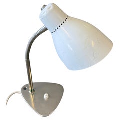 Lampada da tavolo a collo di cigno degli anni '50