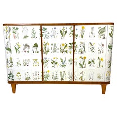 Mobile svedese degli anni '50 con illustrazioni di Nordens Flora
